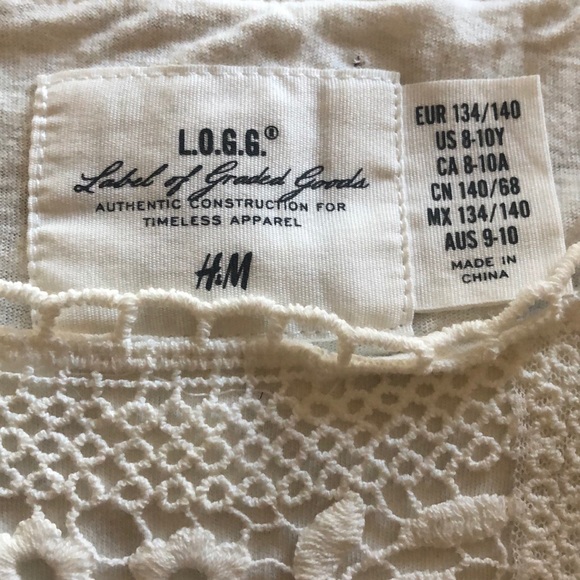 L..O.G.G. H&M Girl Sleeveless Blouse - Picture 3 of 6